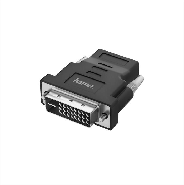 Image of Hama Adattatore HDMI F/DVI-D M, Ultra HD 4K, Dual Link, nero