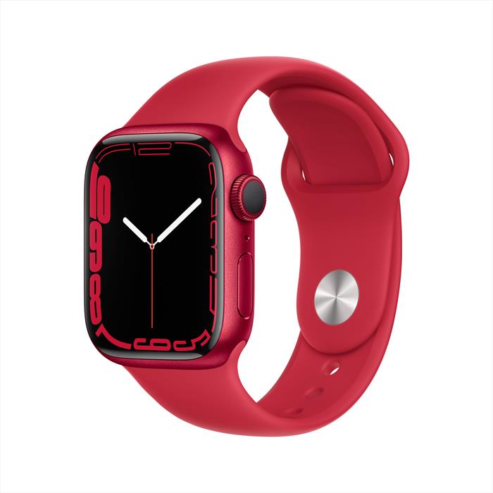 Image of Watch Series 7 GPS 41mm Alluminio Sport Band (PRODUCT)RED