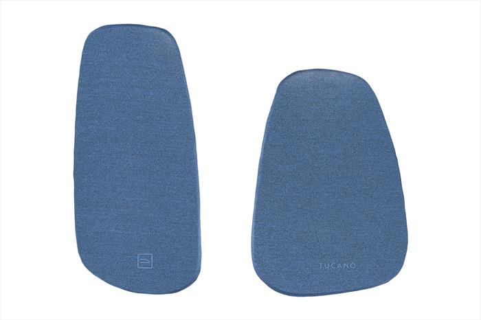 Image of Coppia di cuscinetti poggia braccio STONE Blu