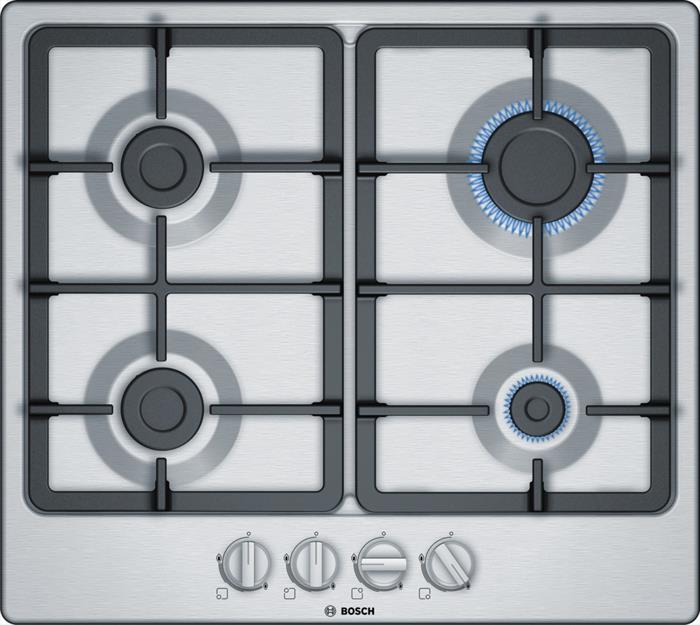 Piano cottura a gas PGP6B5B90 58,2cm inox