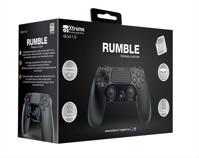 Image of CONTROLLER WIRELESS BT RUMBLE NERO