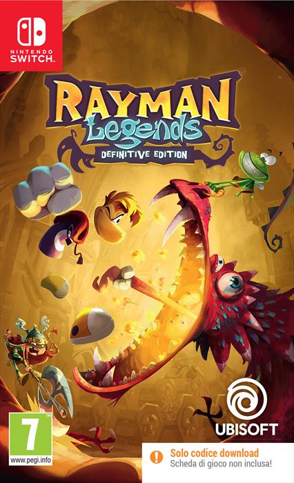 Image of RAYMAN LEGENDS DEFINITIVE EDITION CODE IN BOX ITA