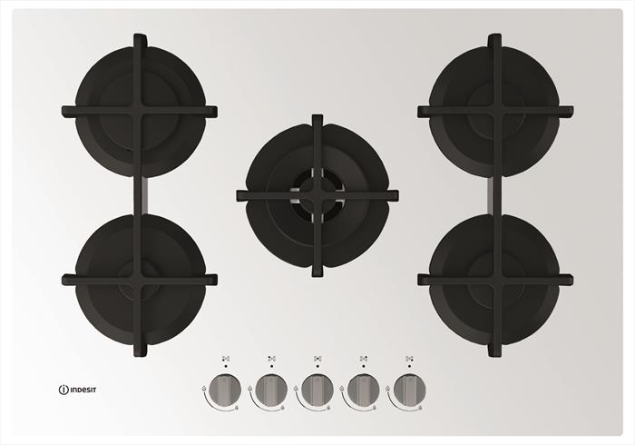 Image of Piano cottura a gas ING 72T/WH 5 fuochi 73cm Bianco