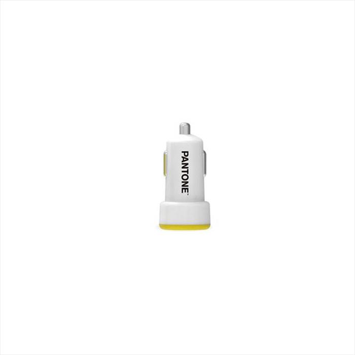 Image of PT-DC1USBY - PANTONE CAR CHARGER 2.1A GIALLO/PLASTICA