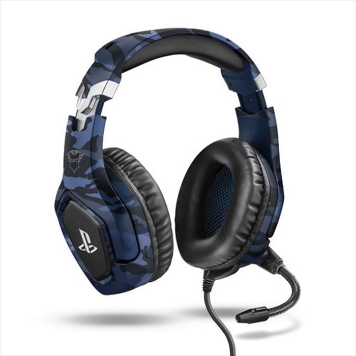 Image of GXT 488 FORZE-B PS4 HEADSET Blue Camouflage