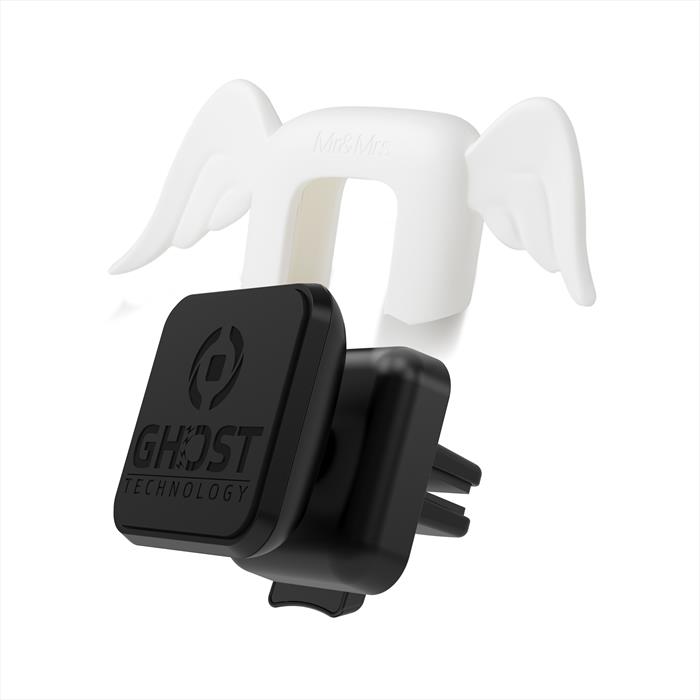 Image of GHOSTPLUSANGEL UNIVERSAL MAGNETIC HOLDER ANGEL Nero-Bianco/Plastica