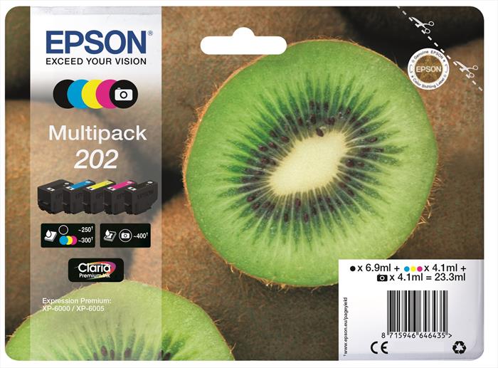 Image of Epson Kiwi Multipack 5-colours 202 Claria Premium Ink