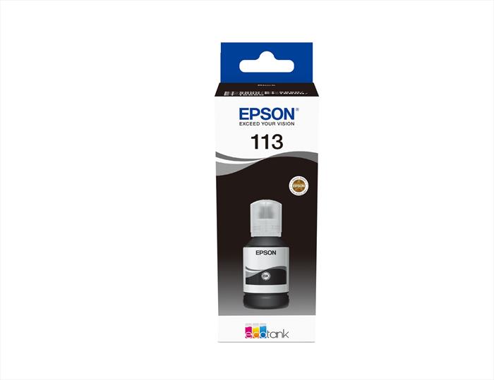 Image of Epson 113 EcoTank Pigment Black ink bottle