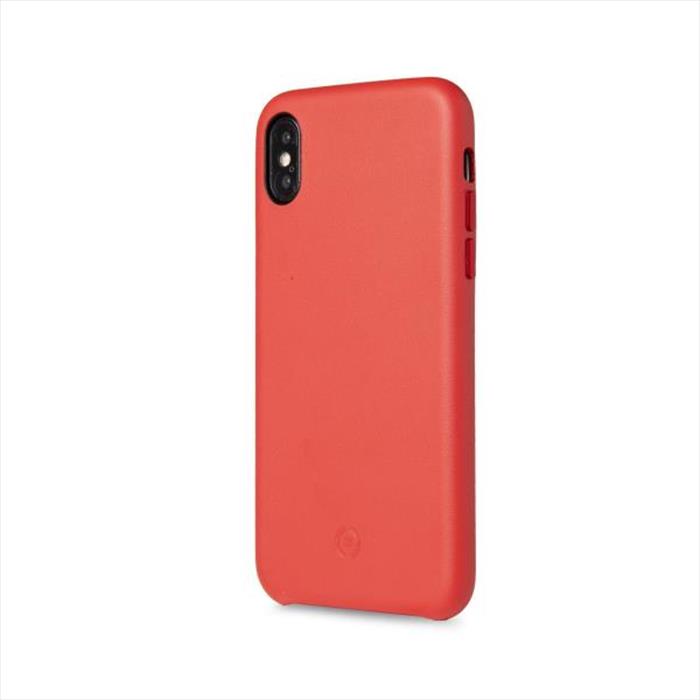 Image of COVER IPH XS MAX Rosso/Similpelle