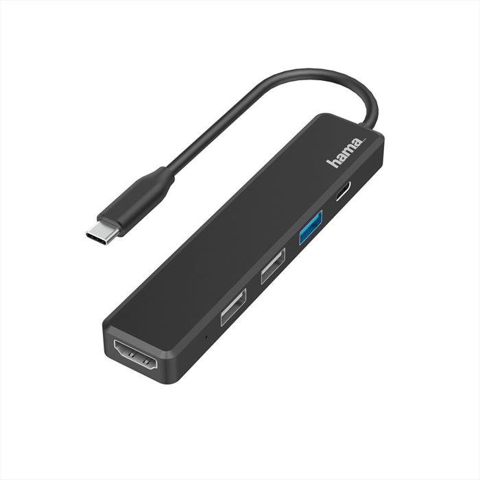 Image of Hama HUB USB Type C 3.2 Gen 1 / 3 porte USB A, 1 porta USB Type C, 1 p