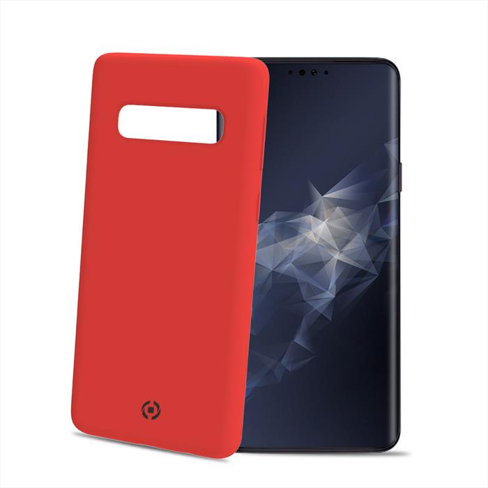 Image of COVER FEELING GALAXY S10 RD Rosso/Silicone