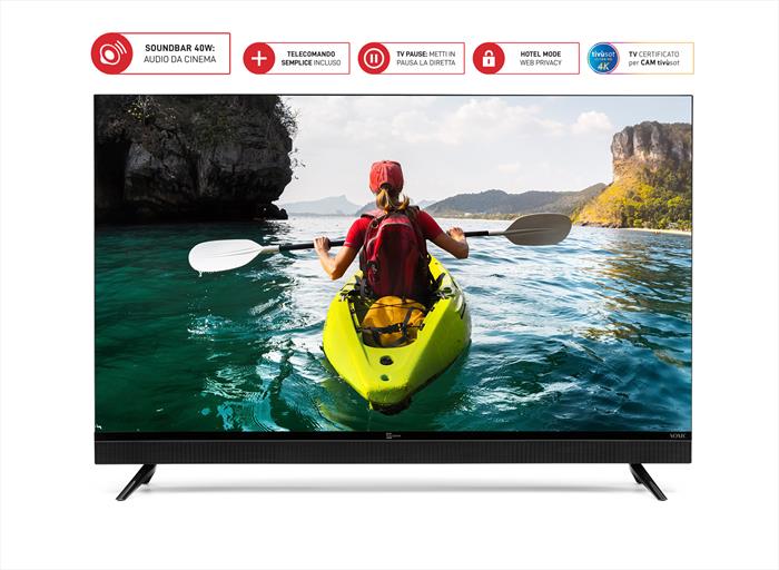 Image of Smart TV LED UHD 4K 49,5" SONIC FL4K SMV13 VIDAA BLACK