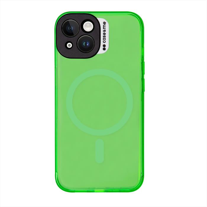 Image of Cover fluo MagSafe CMCOVCFLMSIP1461G per iPhone 14 Verde