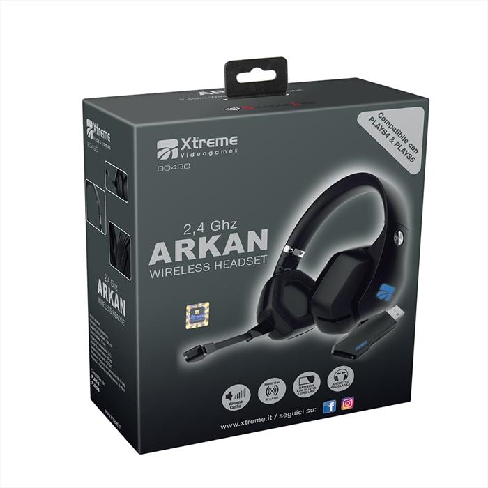 Image of HEADSET WIRELESS ARKAN Nero