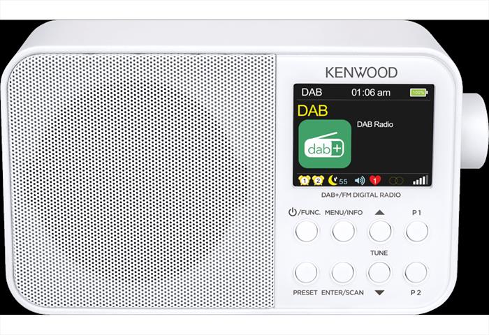 Image of Kenwood CR-M30DAB-W radio Portatile Digitale Bianco