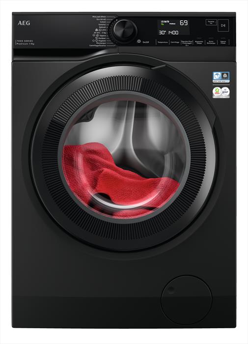 Image of AEG LR7BLACK lavatrice Caricamento frontale 9 kg 1351 Giri/min Nero