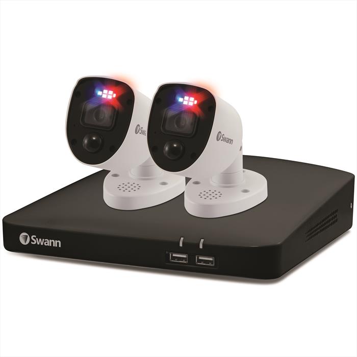 Image of KIT NVR 1TB 4CH + 2 CAM 4K white
