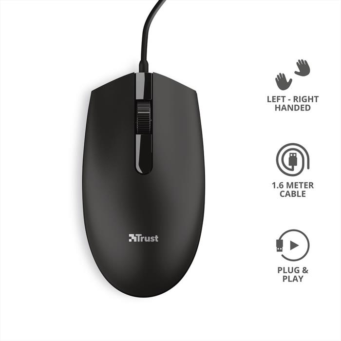 BASI WIRED MOUSE Black