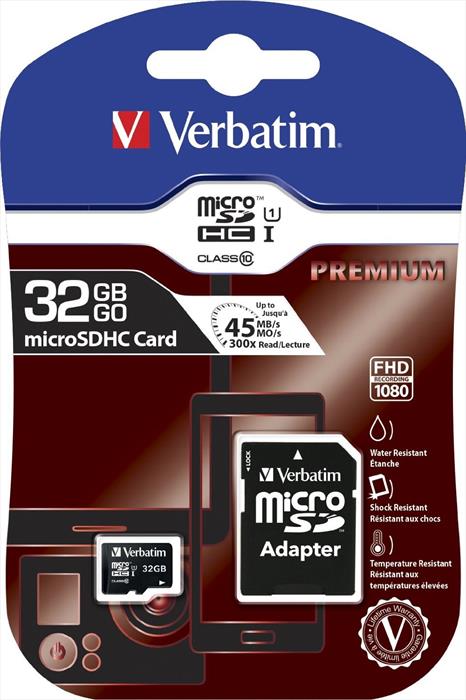 Image of Micro SD 32GB Classe 10 + Adattatore SD