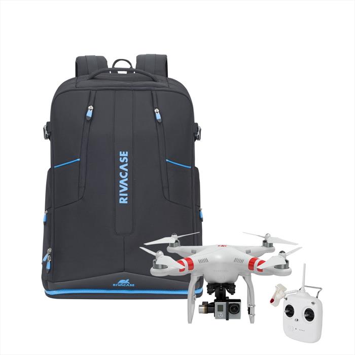 Image of 7890 ZAINO PER DRONE CON PORTA NOTEBOOK DA 13" NERO