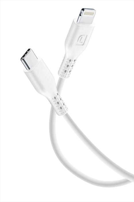 Image of Cellularline Power Cable for Tablet 120cm - USB-C to Lightning