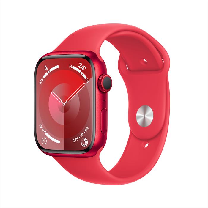 Image of Apple Watch Series 9 GPS Cassa 45m in Alluminio (PRODUCT)RED con Cintu