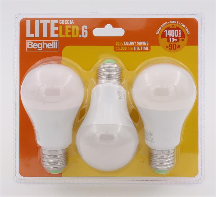 Image of LITELED6 GOC 1400LM 13W E27 3K BIANCA