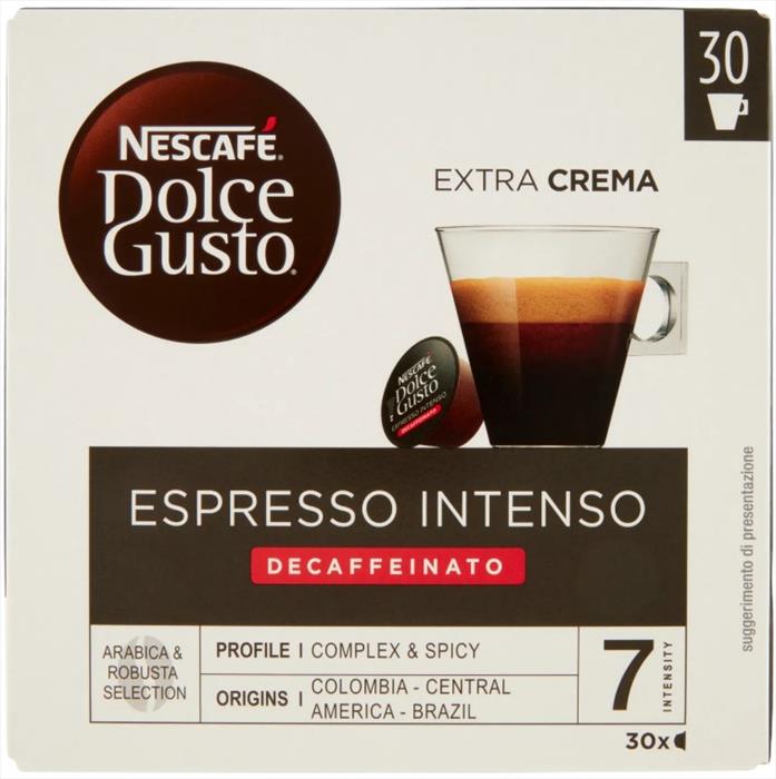 Image of Nescafé Dolce Gusto Caffè Espresso Intenso Decaffeinato 30 Capsule
