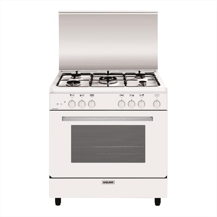 Image of Glem Gas A855GX cucina Piano cottura Bianco A