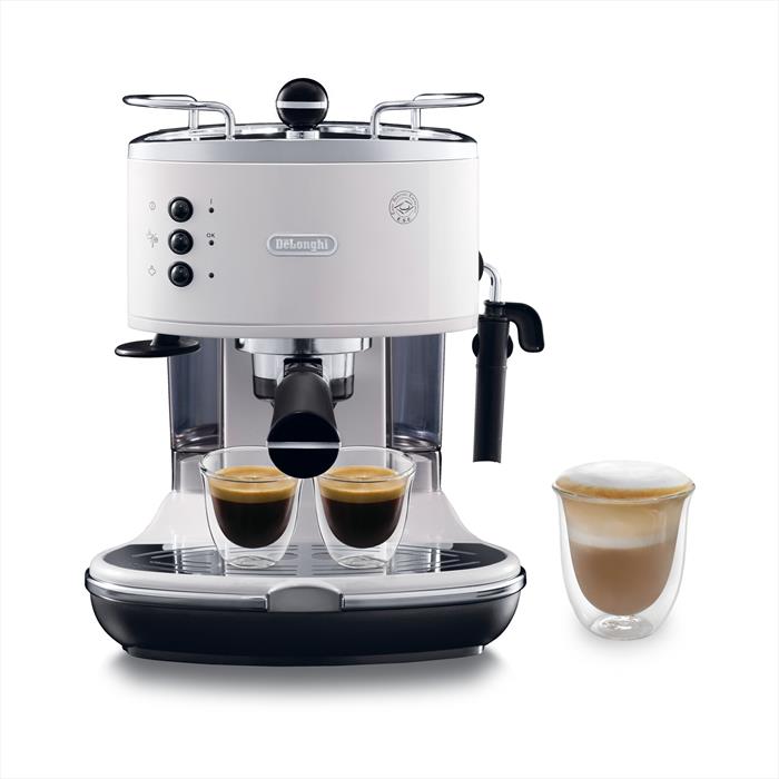 ICONA VINTAGE ECO 311.W MACCHINA DA CAFFÈ MANUALE bianco