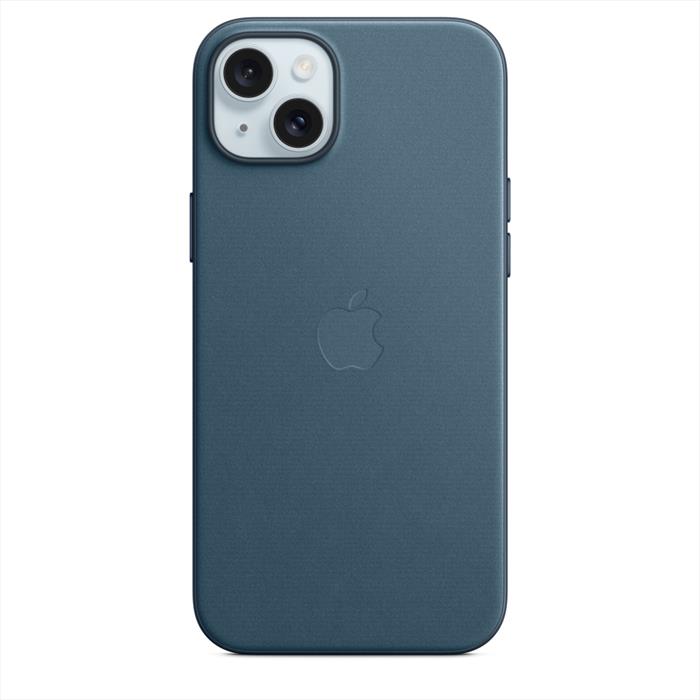 Image of Custodia MagSafe tessuto iPhone 15 Plus Blu Pacifico