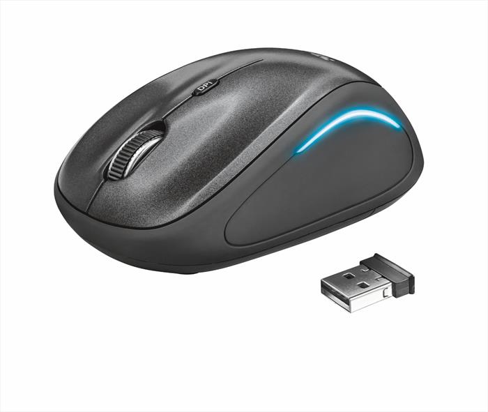 Image of YVI FX WIRLSS MSE BLACK Black