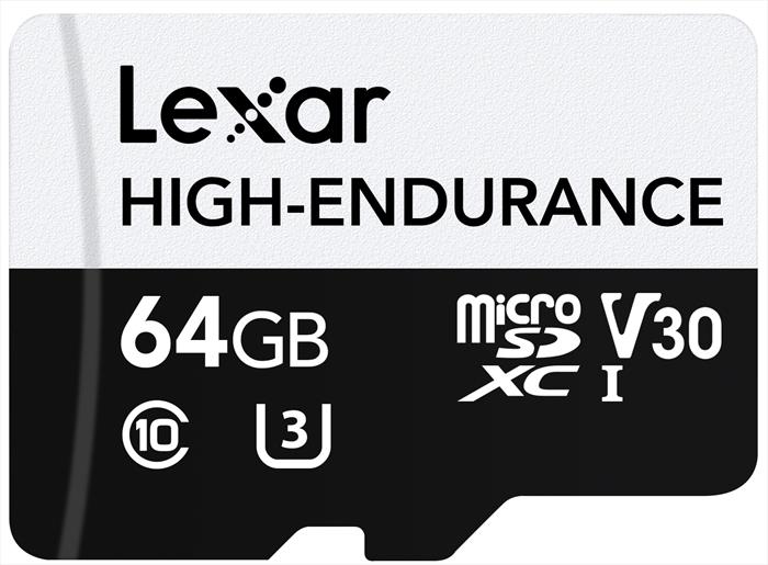 Image of Lexar High-Endurance 64 GB MicroSDXC UHS-I Classe 10