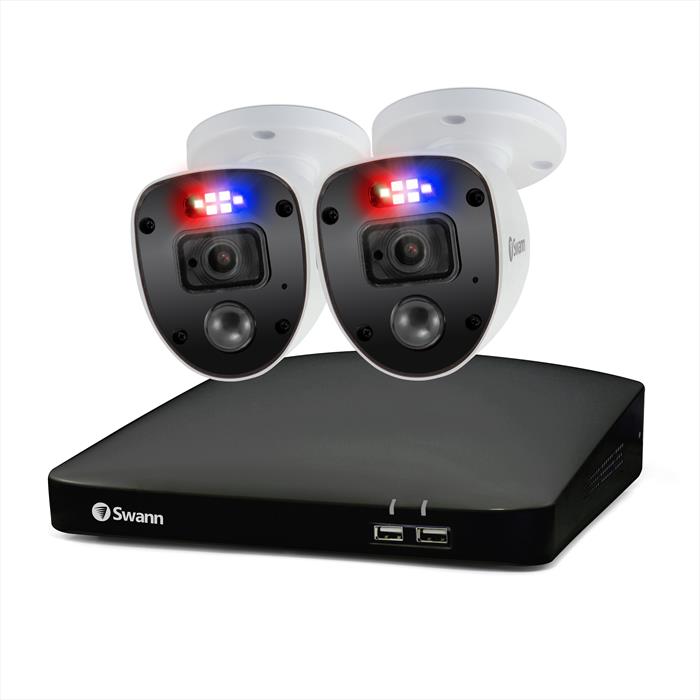 Image of KIT NVR 1TB 4CH + 2 CAM FULL HD White