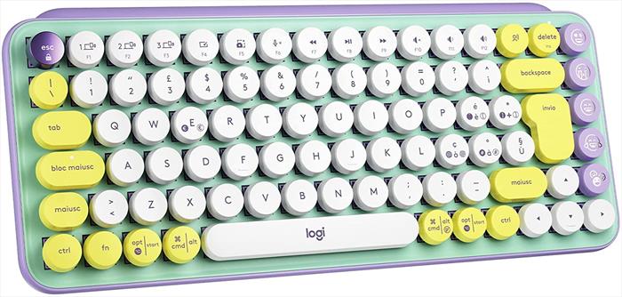 Image of Logitech POP Keys Tastiera Meccanica Wireless con Tasti Emoji Personal