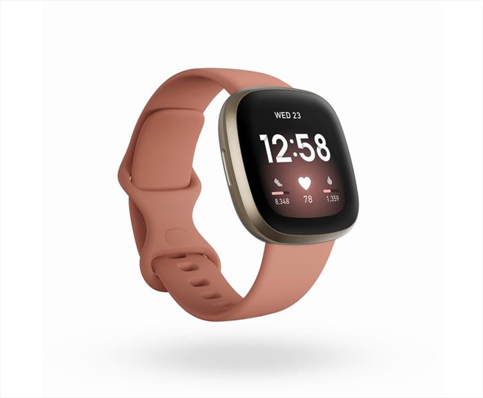 Image of FITBIT VERSA 3 ROSA CORALLO / ORO CHIARO