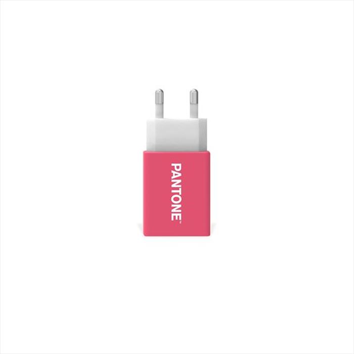 Image of PT-AC1USBP - PANTONE WALL CHARGER 2.1A ROSA/PLASTICA