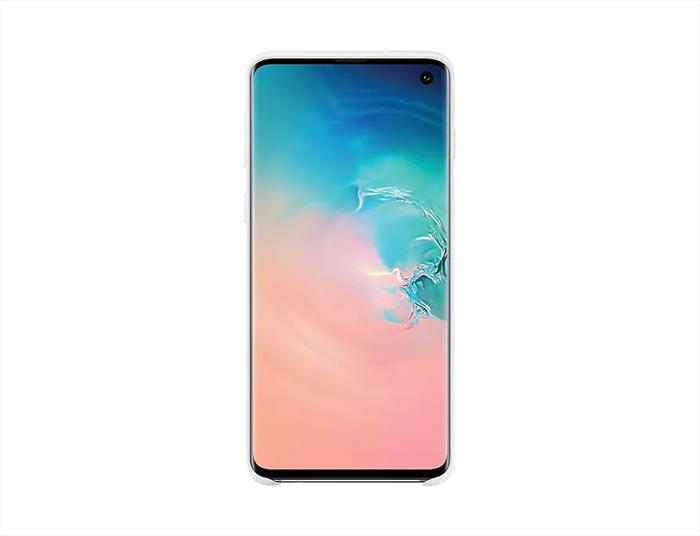 Image of SILICONE COVER GALAXY S10 Bianco