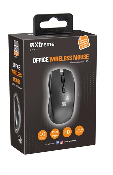 Image of OFFICE MOUSE WIRELESS 2.4G NERO