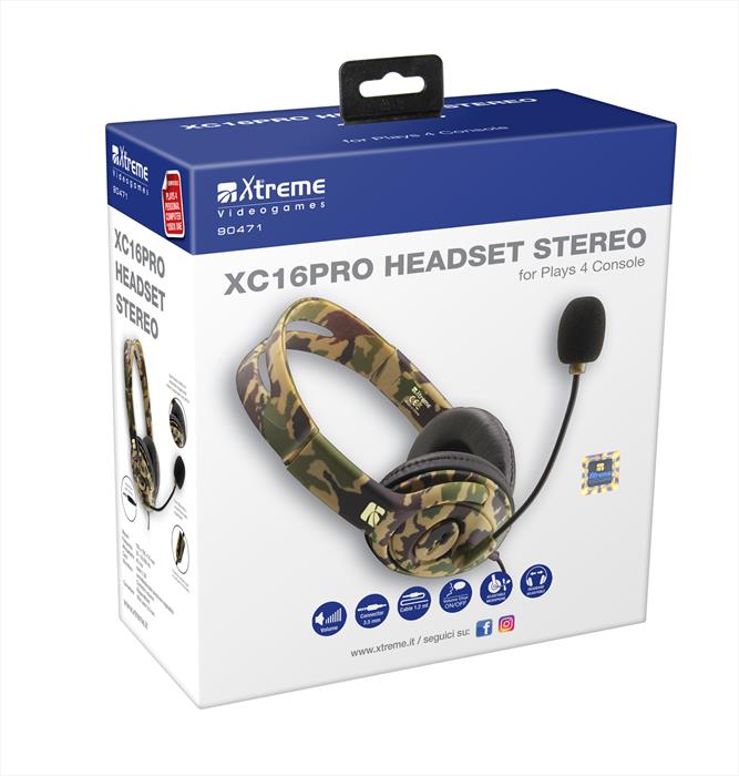 Image of XC16-PRO HEADSET STEREO CAMOUFLAGE