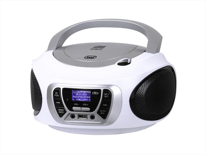Image of Trevi CMP 510 DAB Digitale 3 W DAB, DAB+, FM Bianco Riproduzione MP3
