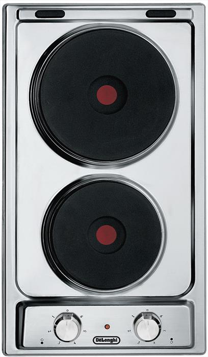 Piano cottura elettrico I 23-2 ER 2 fuochi 28,8 cm Inox