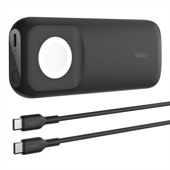 Image of POWERBANK 10K CON APPLE WATCH FAST CHARGER NERO
