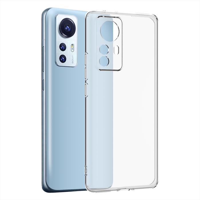 Topme Cover In Silicone TPU Per Xiaomi MI 12 Lite (6,55″) – Custodia Morbida E Protettiva, Colore Erba Viola - 6