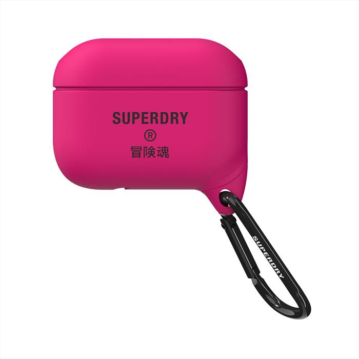 Image of 41699 SUPERDRY CUSTODIA AIRPODS PRO ROSA / SILICONE