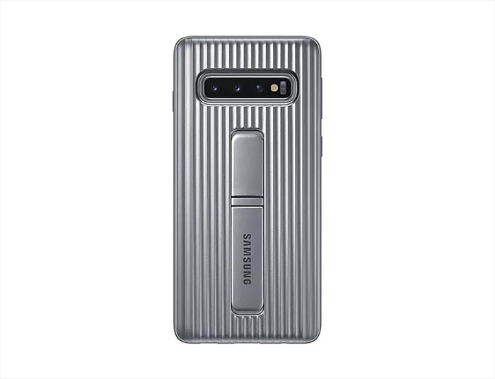 Image of PROTECTIVSTANDING COVER GALAXY S10 Silver