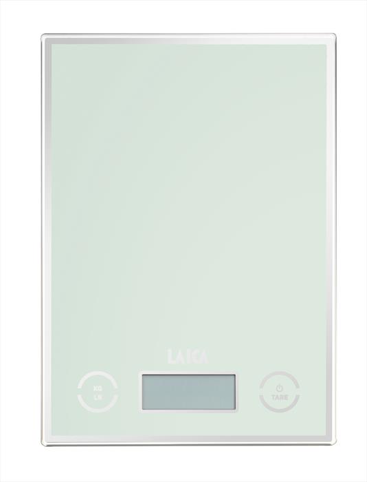 Image of        Laica KS1050 Bianco Superficie piana Rettangolo Bilancia da cucina ele