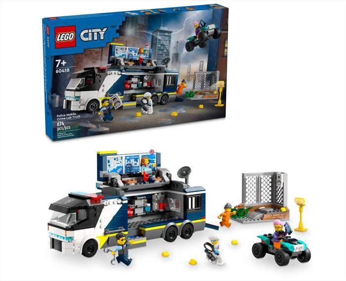Image of CITY Camion laboratorio mobile della polizia 60418 Multicolore