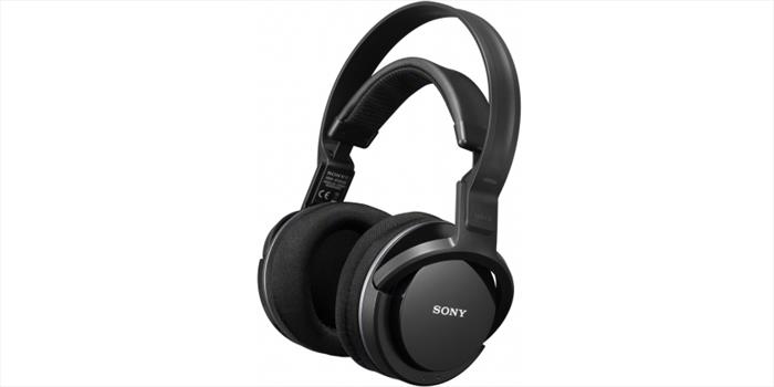 Sony MDR-RF855RK – Cuffie Digitali UHF Wireless Con Trasmettitore, Autonomia 100m, Batterie Ricaricabili, Diaframmi 40mm