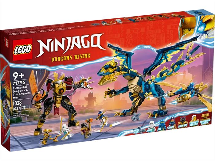 Image of NINJAGO Dragone elem. vs. Mech Imperatrice - 71796